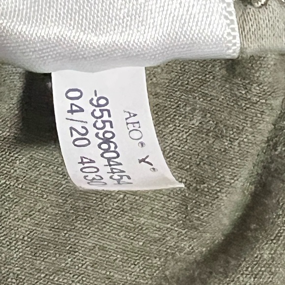 American Eagle Super Stretch High Waisted Ankle Zip Jogger Green Womens 20 - Picture 6 of 8